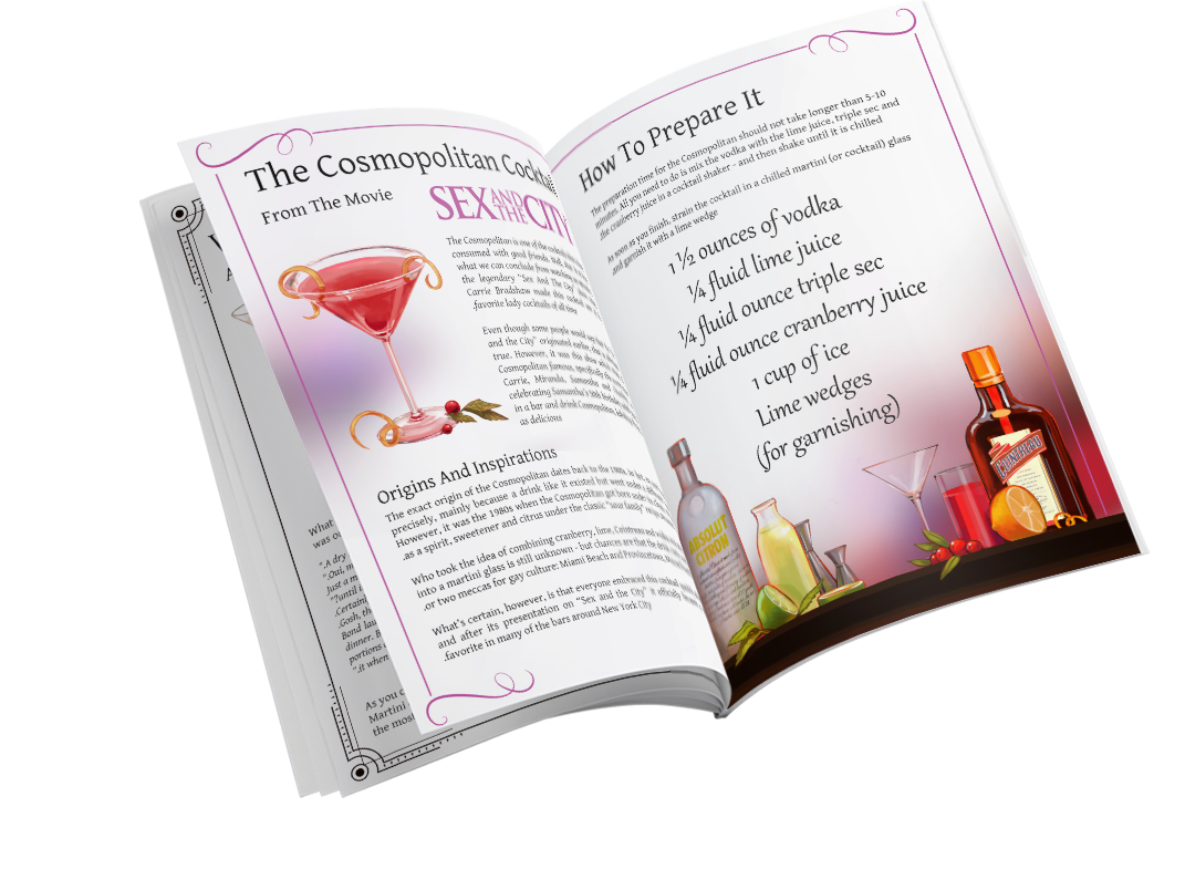 Cosmopolitan Cocktail Story Movie Cocktails Recipes Sex And The City